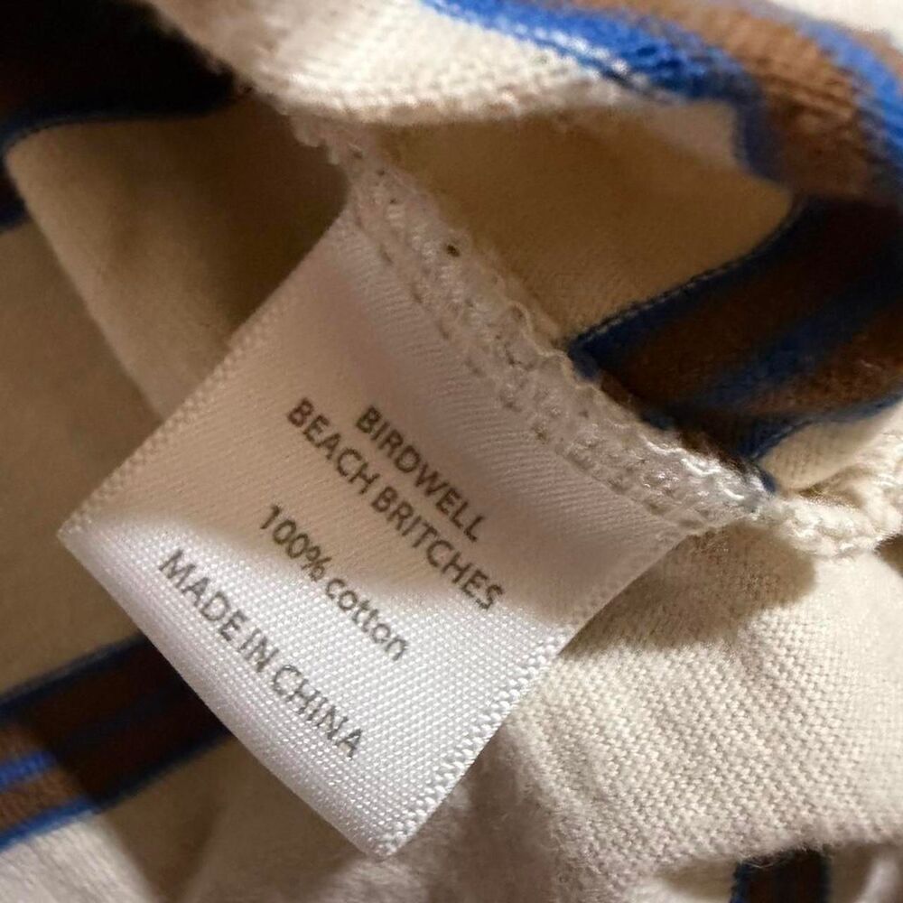 Birdwell Beach Britches Striped Pocket T-Shirt XXL Surf Skate Casual Tee - Picture 4 of 5